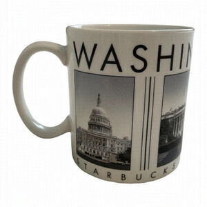 Starbucks Washington DC City Scenes Vintage 2003 Barista Coffee Mug Cup 16oz